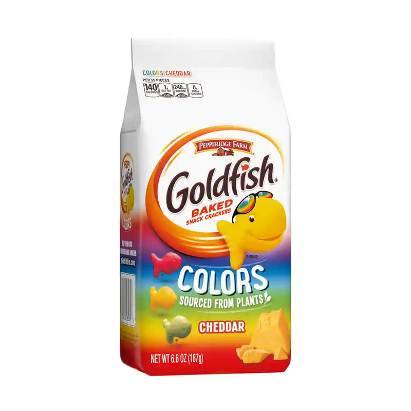 Pepperidge Farm Goldfish Colours Cheddar Baked Crackers 187g