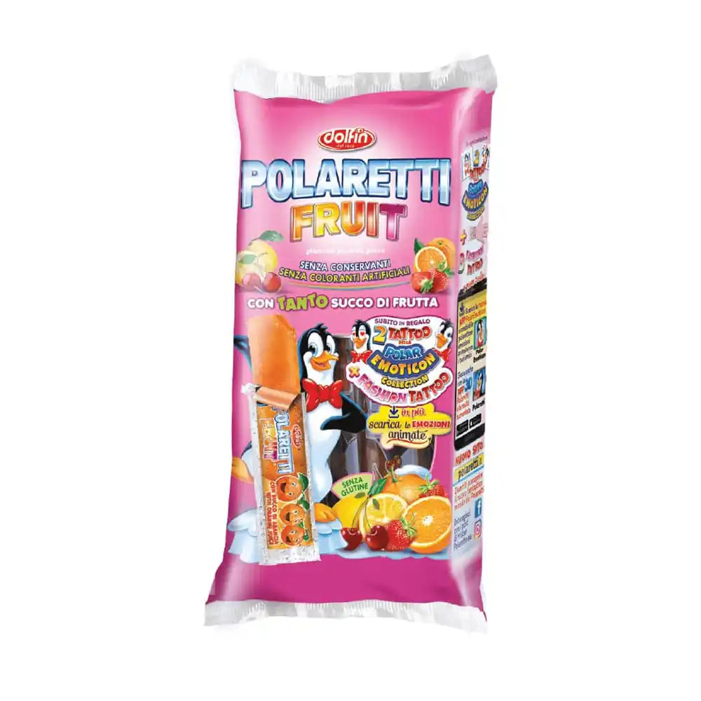 Γρανίτες Φρούτων Ροζ Polaretti Fruit Dolfin 10x40g