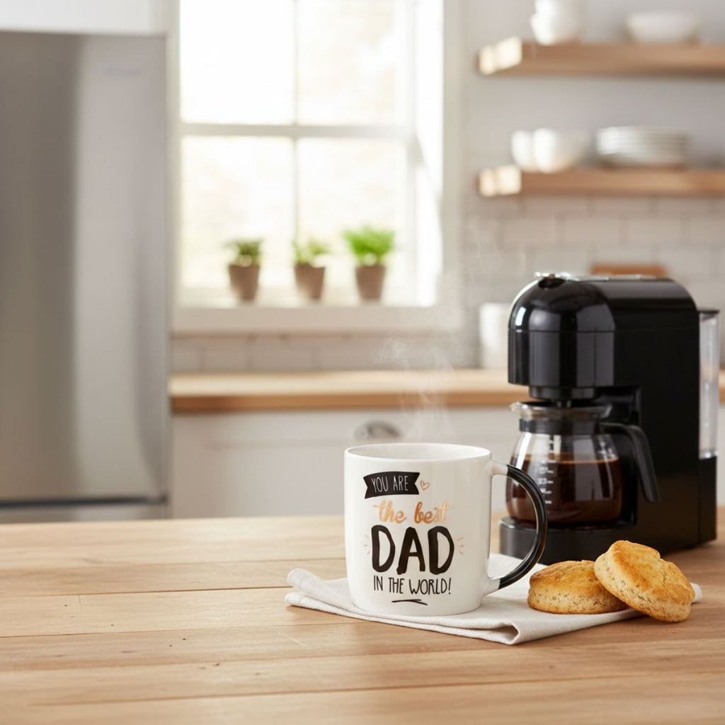 Πορσελάνινη Κούπα Λευκή Best Dad