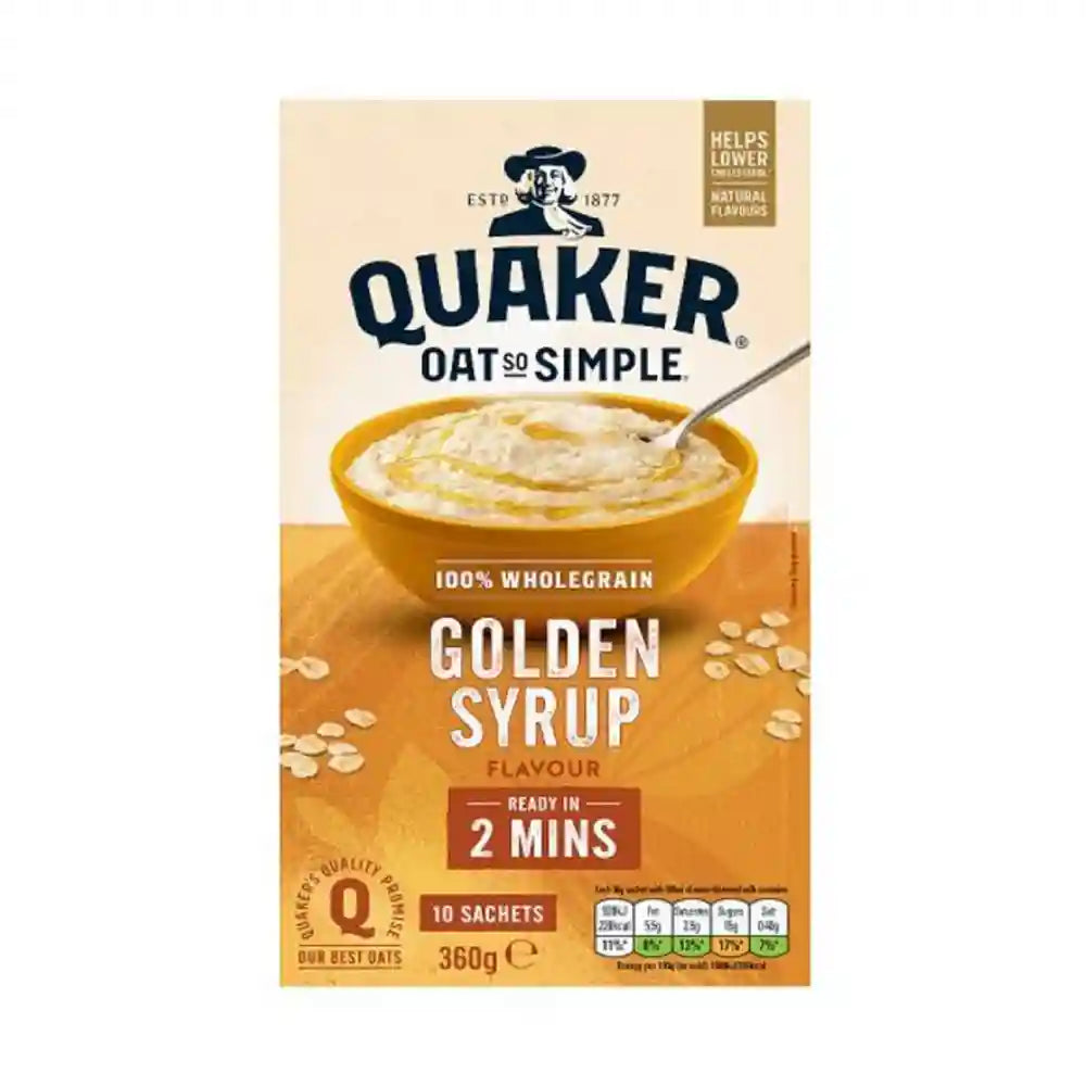 Quaker Oat So Simple Golden Syrup 360g