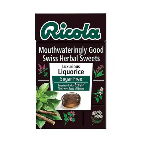 Ricola Luxurious Liquorice Sugar Free Caramels