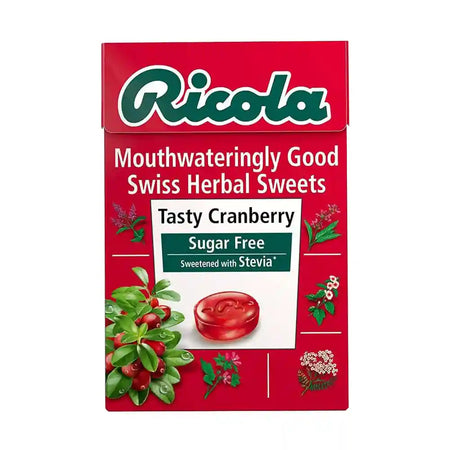Ricola Tasty Cranberry Sugar Free Caramels 45g
