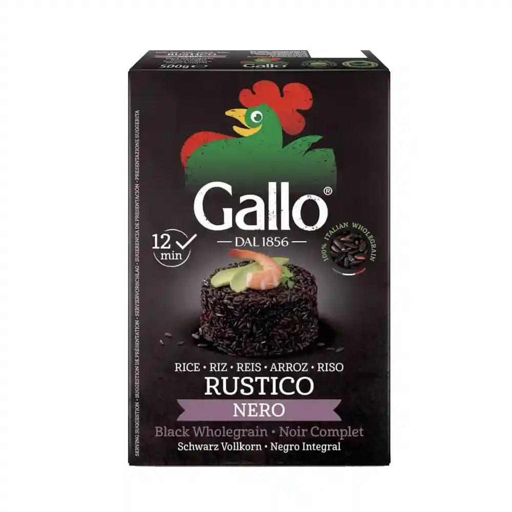 Riso Gallo Rustico Nero Venere 500g