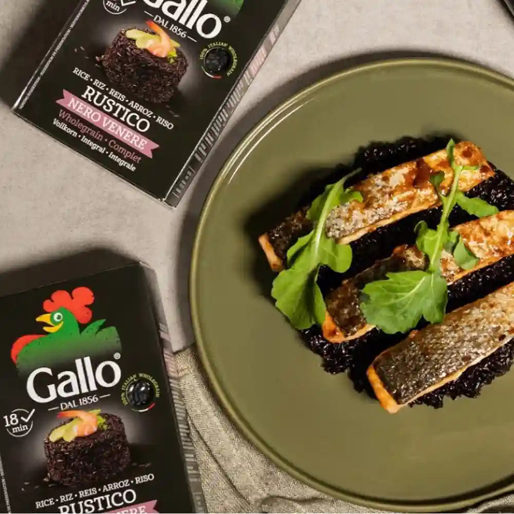 Riso Gallo Rustico Nero Venere 500g