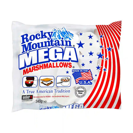 Ζαχαρωτά Γίγας Άσπρα Rocky Mountain Mega Marshmallows