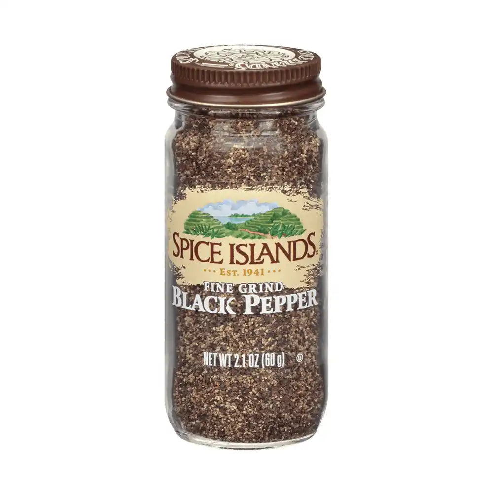 Spice Islands Black Pepper Fine Grind 60g