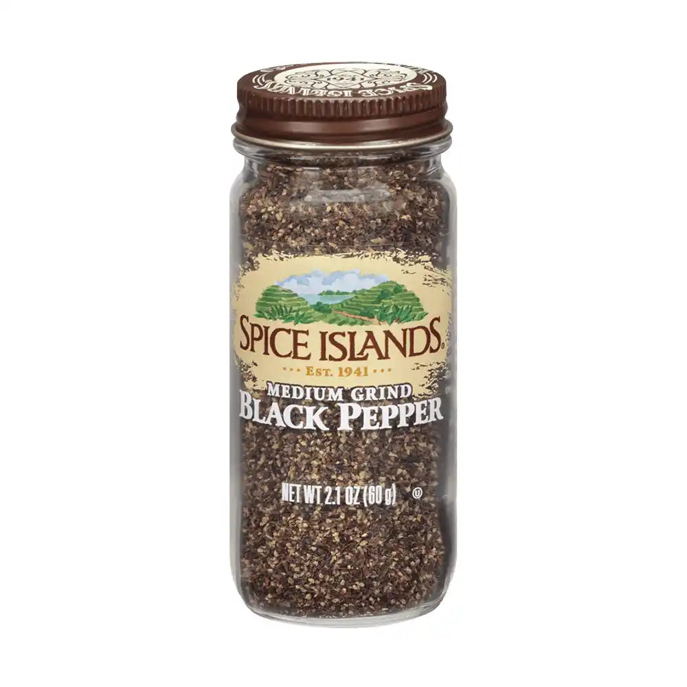 Spice Islands Black Pepper Medium Grind 60g