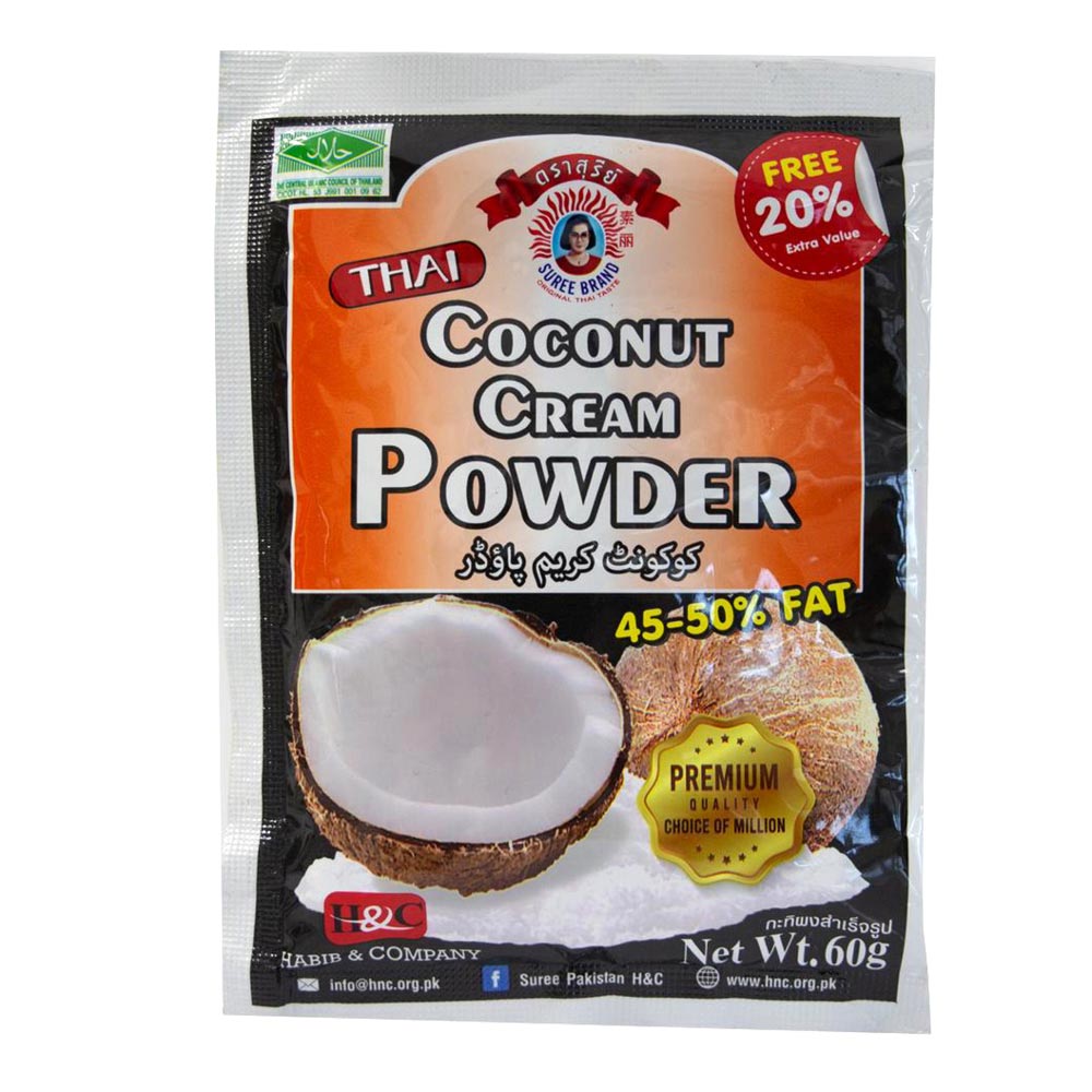 Κρέμα Καρύδας σε Σκόνη Suree Brand Coconut Cream Powder 60g