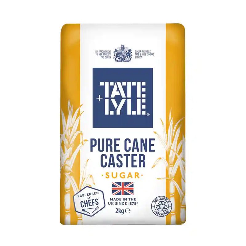 Tate and Lyle Pure Cane Caster Baking Sugar 2kg