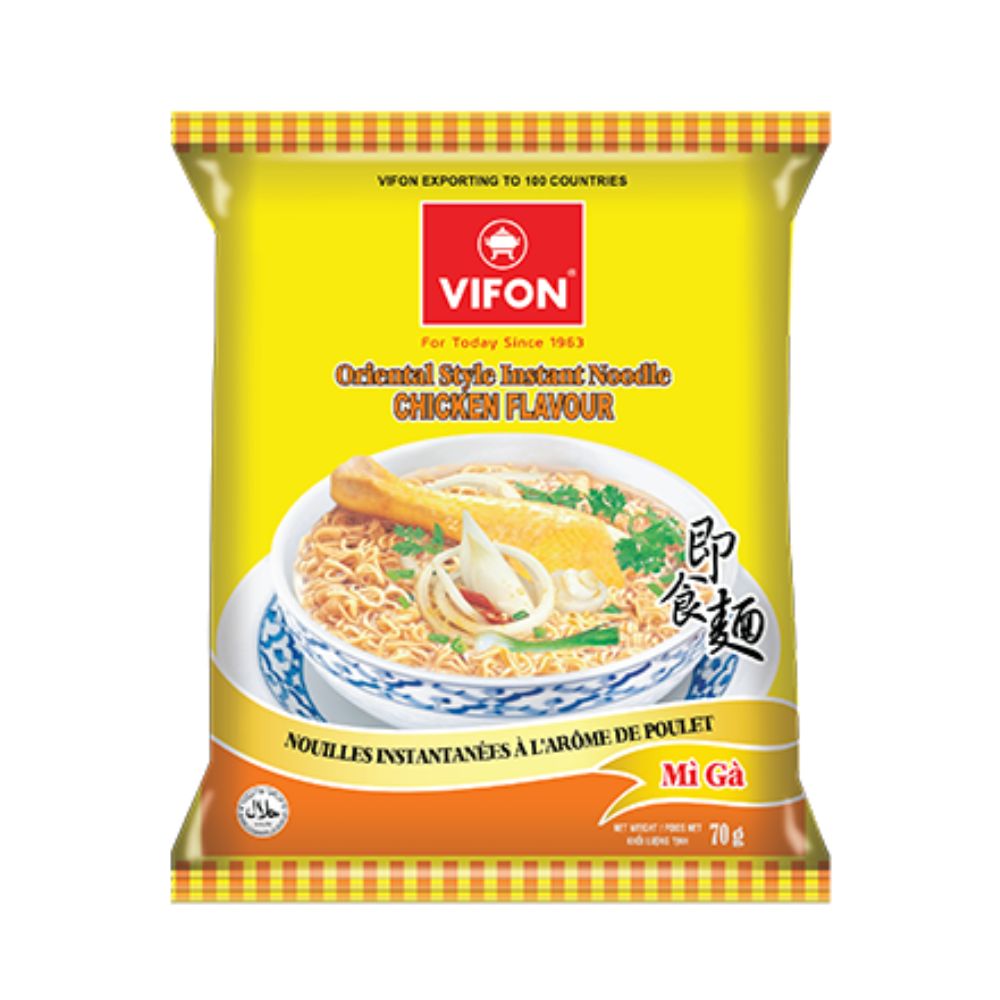 Σούπα Στιγμής Νουντλς με κοτόπουλο Vifon Oriental Style Instant Noodle Chicken