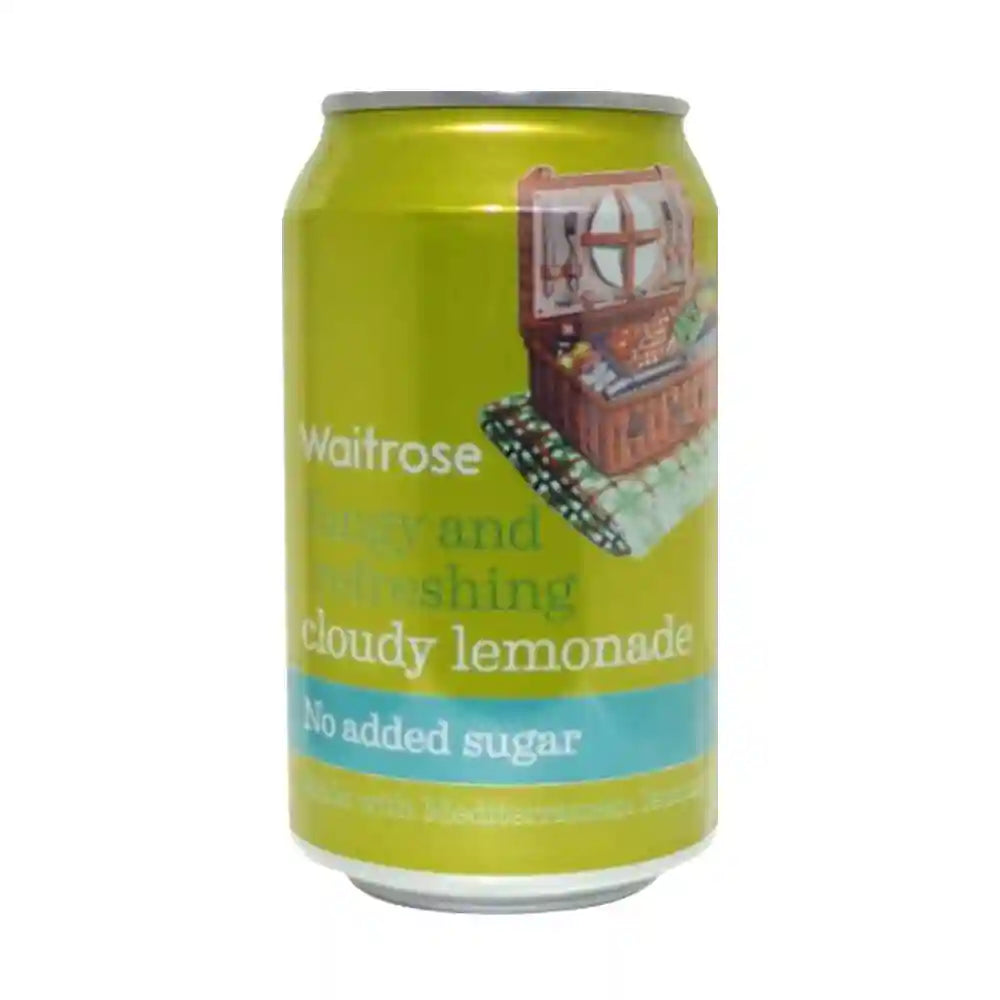 Waitrose Cloudy Lemonade No Added Sugar 330ml