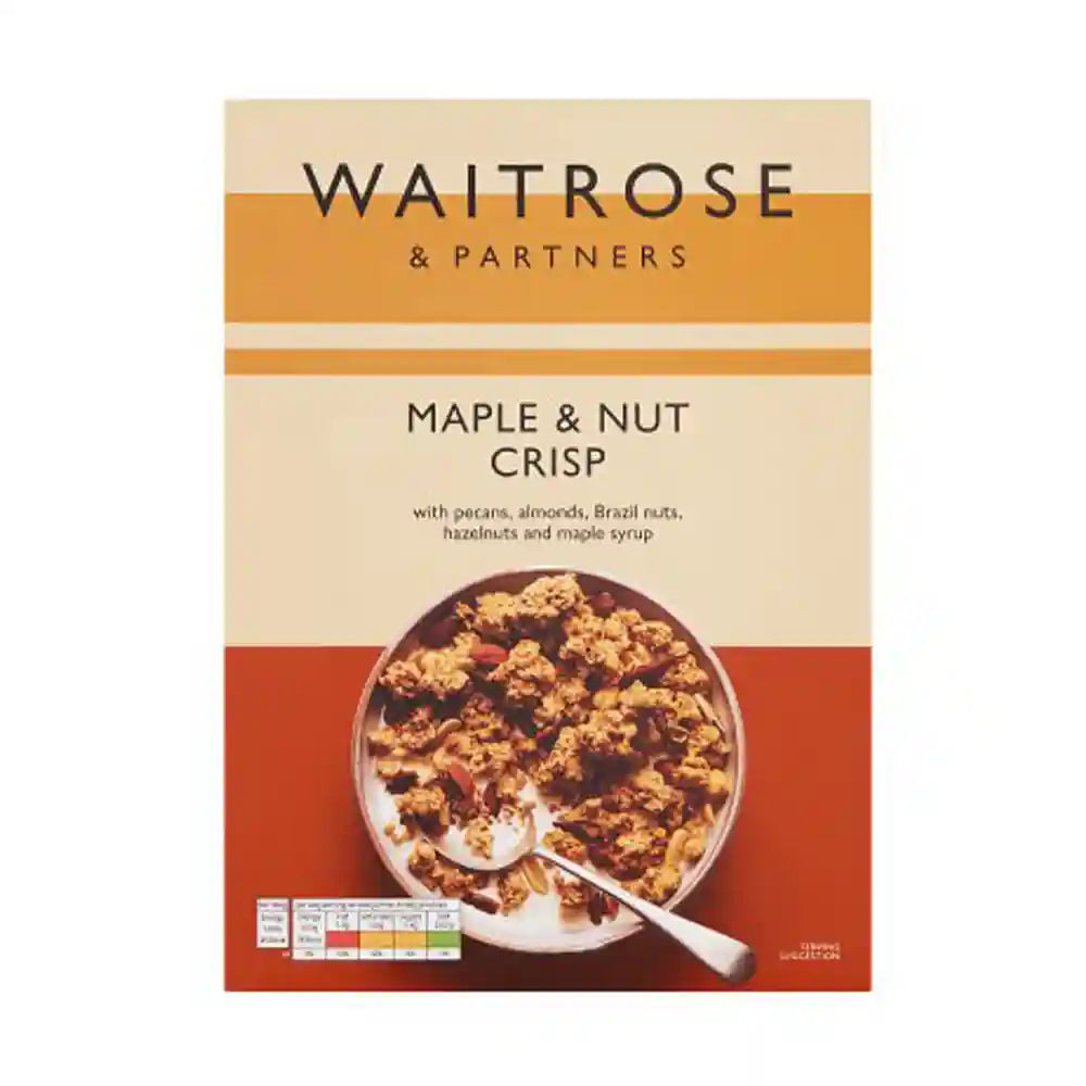Waitrose Maple and Nut Crisp 500g