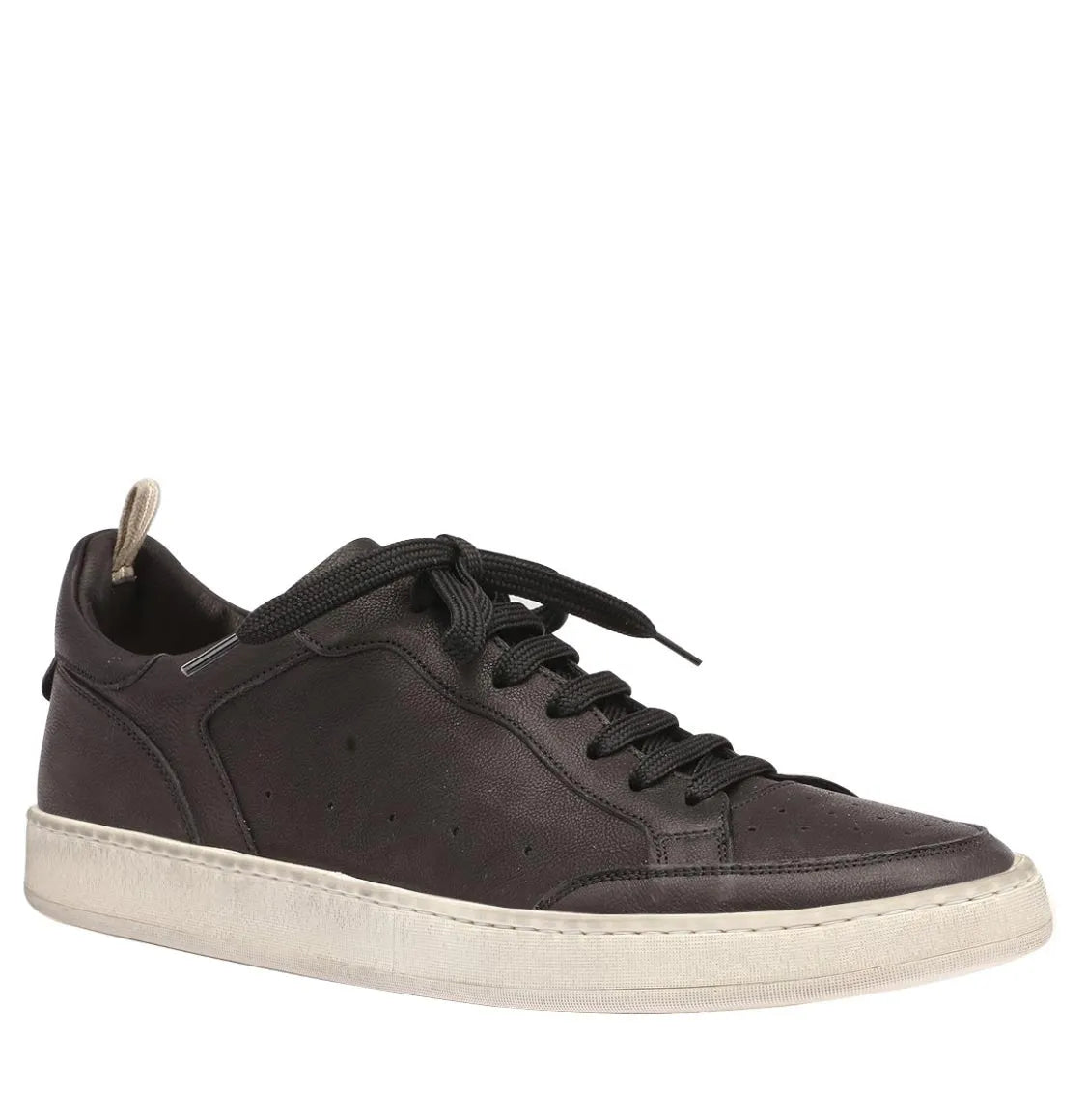 Ανδρικά Αθλητικά Παπούτσια Officine Creative Kareem Dirty Black Leather Sneakers