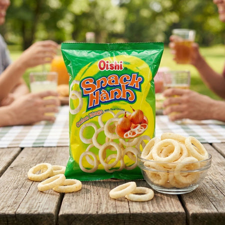 Σνακ με Κρεμμύδι Oishi Onion Rings Snack