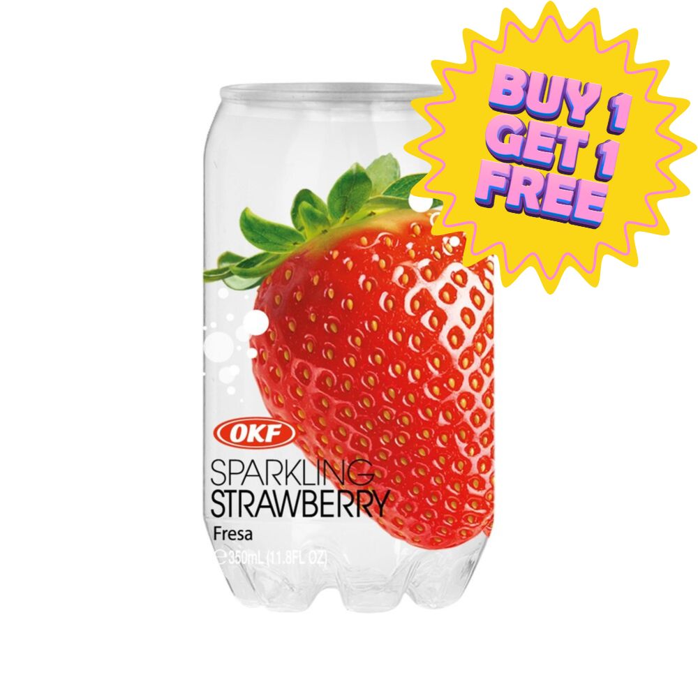 Ανθρακούχο Νερό με Γεύση Φράουλας Okf Sparkling Strawberry Lite