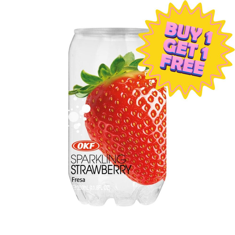 Ανθρακούχο Νερό με Γεύση Φράουλας Okf Sparkling Strawberry Lite