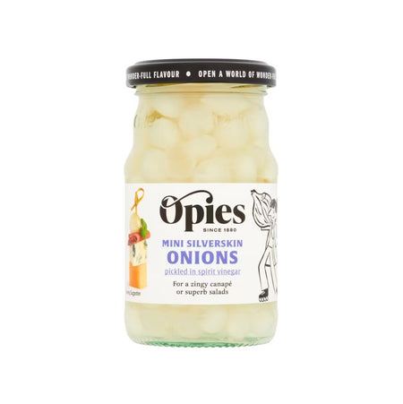 Μικρά Λευκά Κρεμμύδια Τουρσί Opies Mini Silverskin Onions 227g 