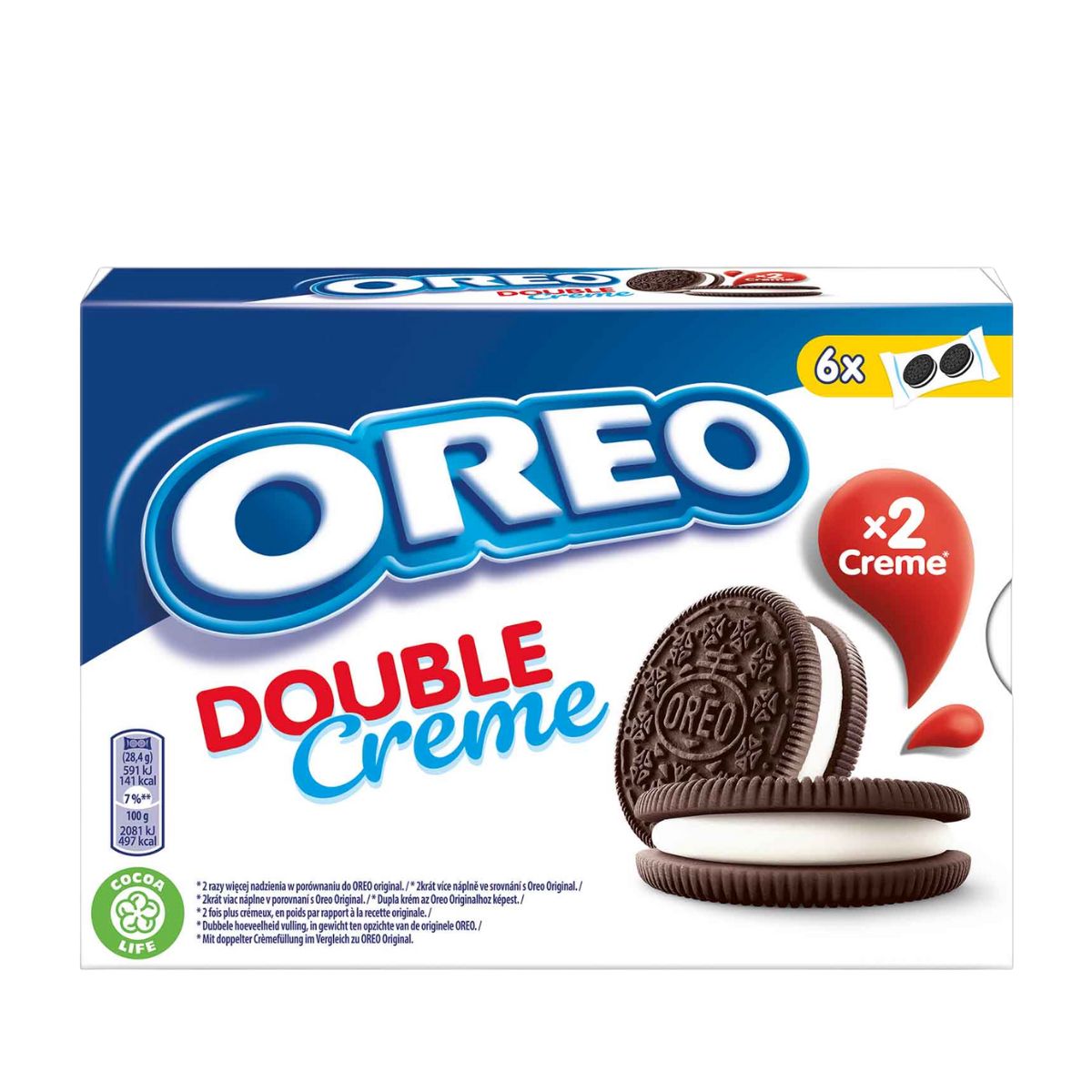 Μπισκότα Διπλή Βανίλια Oreo Double Creme