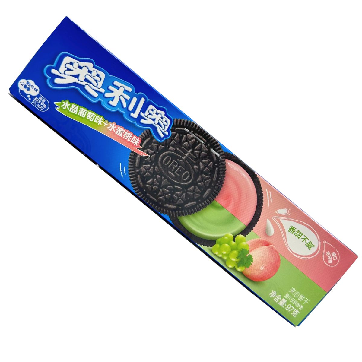 Μπισκότα Γεμιστά Σταφύλι & Ροδάκινο Oreo Japanese Grape & Peach Limited Edition