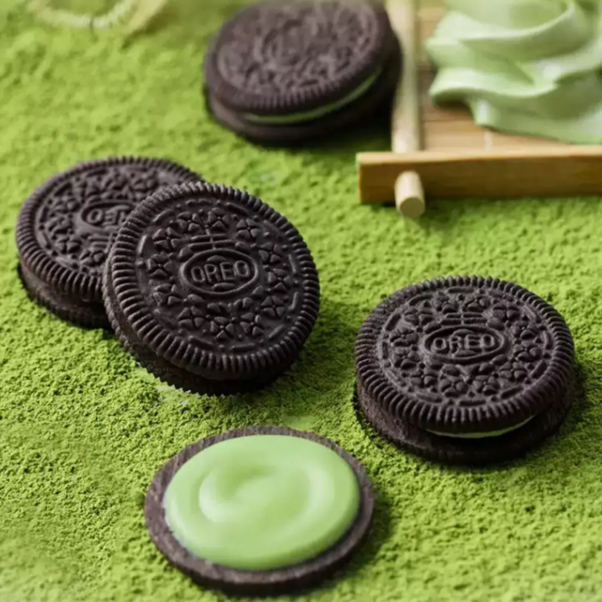 Μπισκότα Γεμιστά Μάτσα Oreo Japanese Ice Cream Matcha Limited Edition