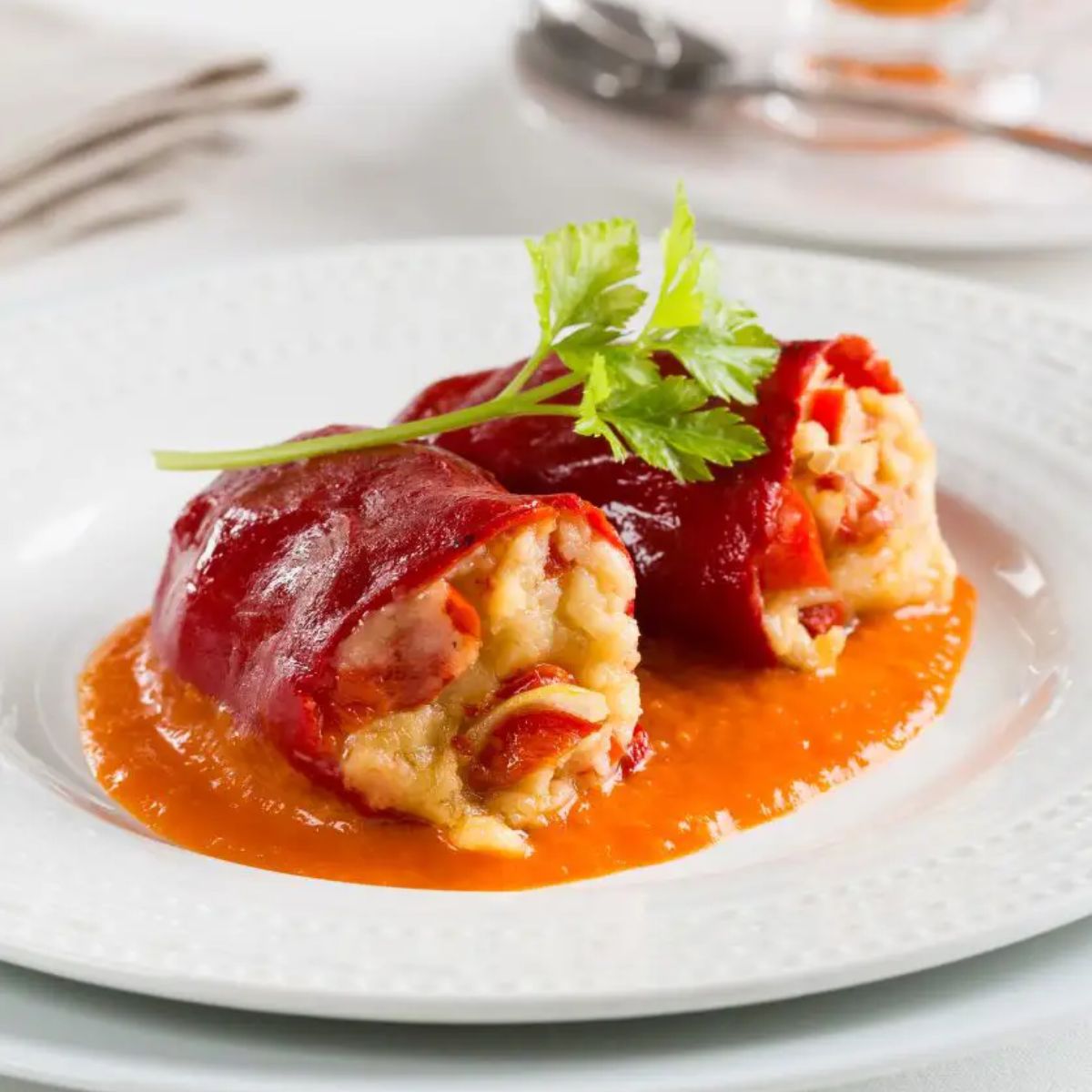 Γεμιστές Πιπεριές Με Λευκό Τόνο Σε Σάλτσα Τομάτας Ortiz Pimientos Del Piquillo Rellenos De Atun Blanco