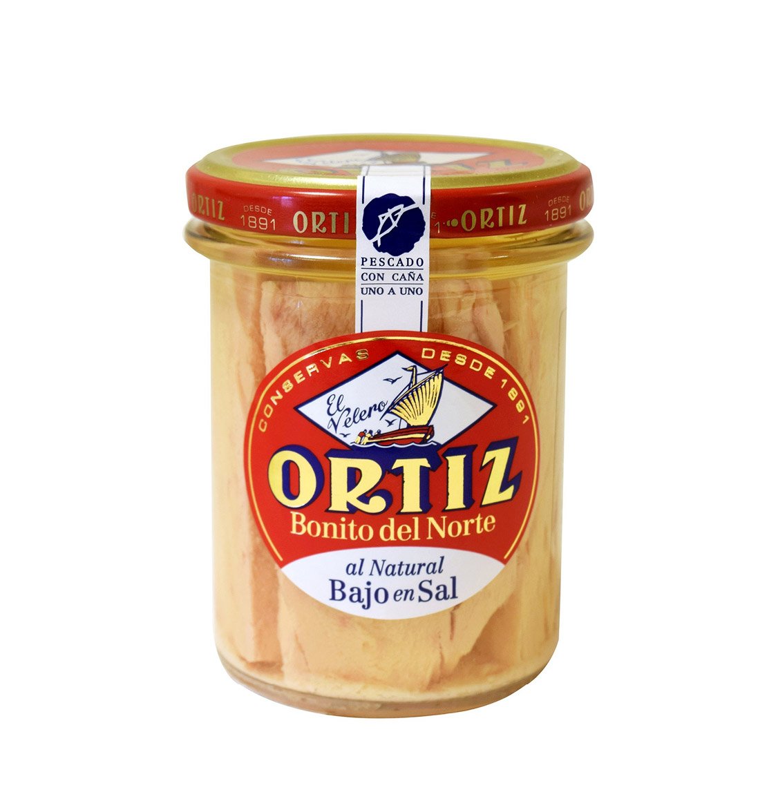 Λευκός Τόνος σε Νερό Χωρίς Αλάτι Ortiz White Tuna in Water 150g