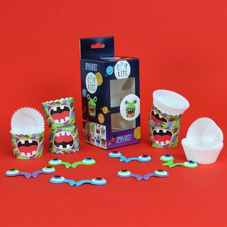 Σετ Διακόσμησης Καπκέικ Εξωγήινος PME Cupcake Decorating Kit with Edible Toppers Alien Invasion Pack of 6