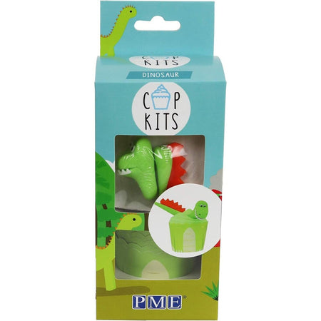 Σετ Διακόσμησης Καπκέικ Δεινόσαυρος PME Cupcake Decorating Kit with Edible Toppers Dinosaur Pack of 6