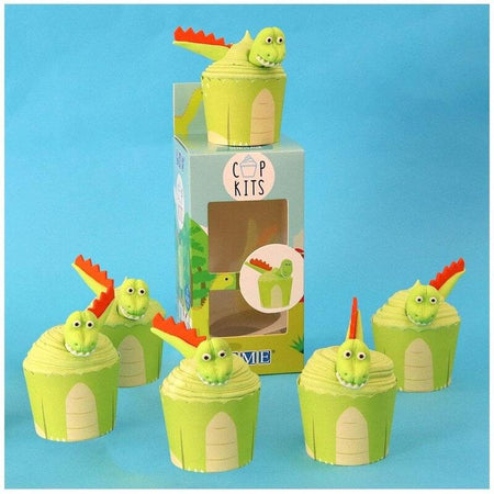 Σετ Διακόσμησης Καπκέικ Δεινόσαυρος PME Cupcake Decorating Kit with Edible Toppers Dinosaur Pack of 6