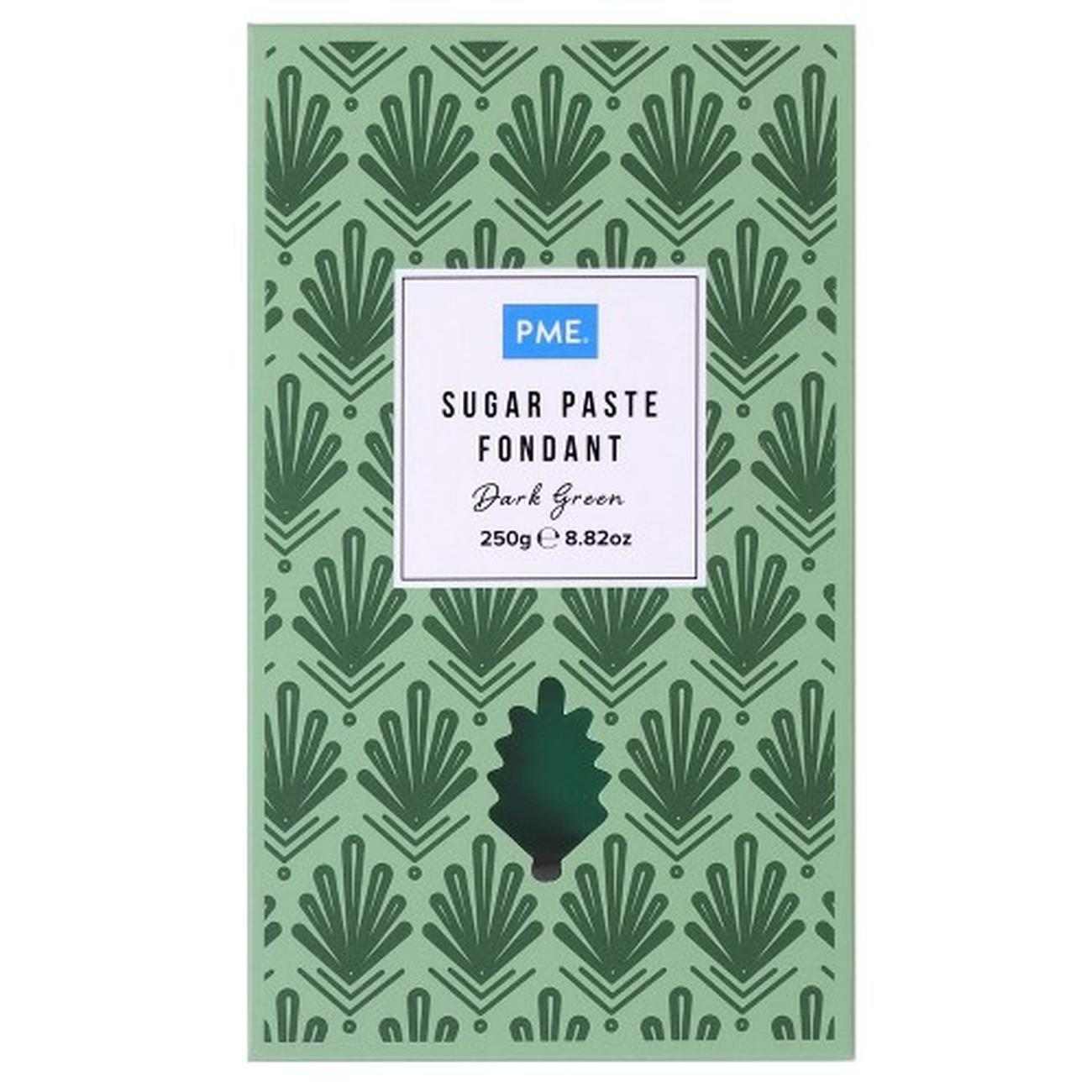 PME Sugar Paste Fondant Ready to Use Sage Green Gluten Free 250g-A