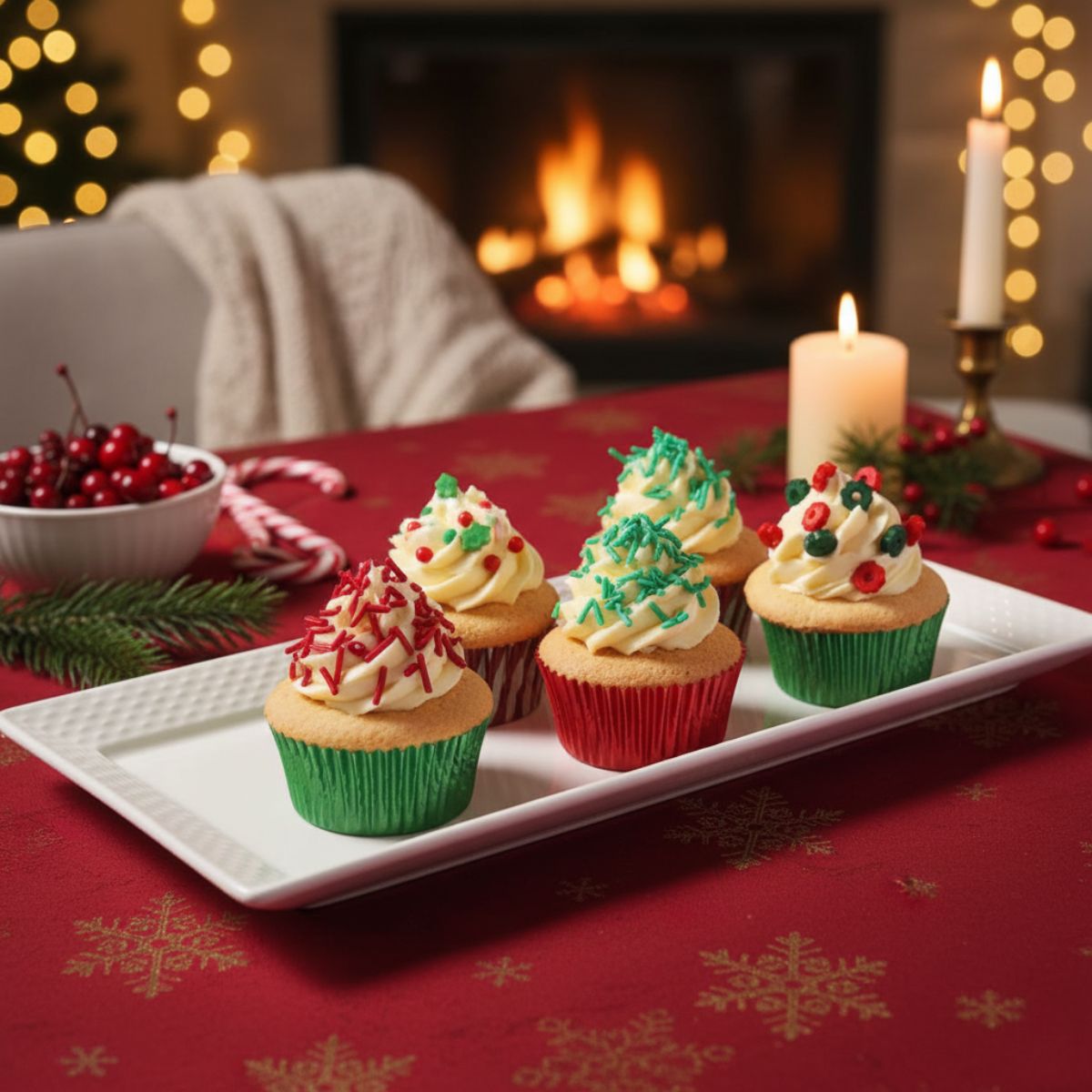 Χριστουγεννιάτικα Διακοσμητικά Ζαχαροπλαστικής PME Christmas Deck The Halls Sprinkle Set