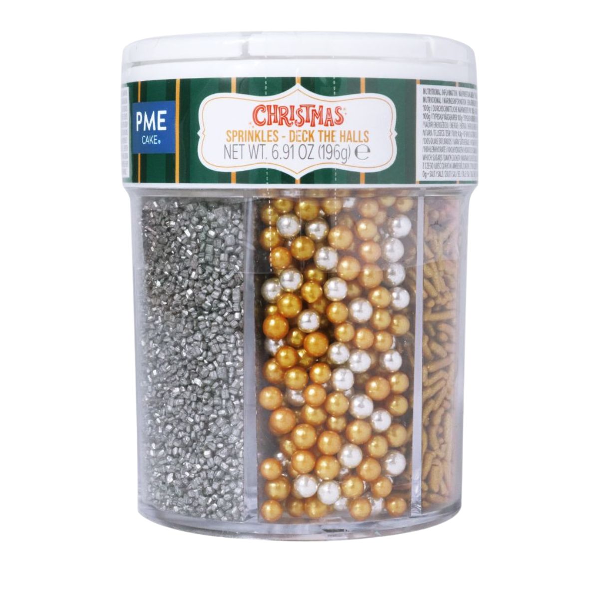 Χριστουγεννιάτικα Διακοσμητικά Ζαχαροπλαστικής PME Christmas Sprinkle Set