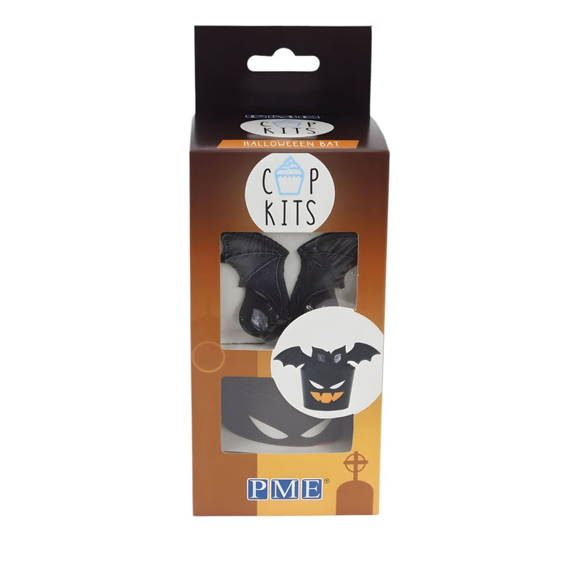 Σετ Διακόσμησης Καπκέικ Νυχτερίδα PME Cupcake Decorating Kit with Edible Toppers Halloween Bat