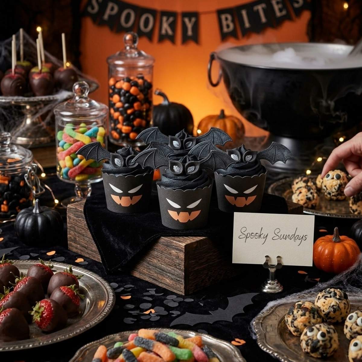 Σετ Διακόσμησης Καπκέικ Νυχτερίδα PME Cupcake Decorating Kit with Edible Toppers Halloween Bat