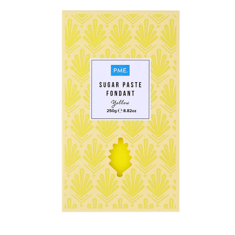 Ζαχαρόπαστα Κίτρινη PME Sugar Paste Fondant Yellow Gluten Free