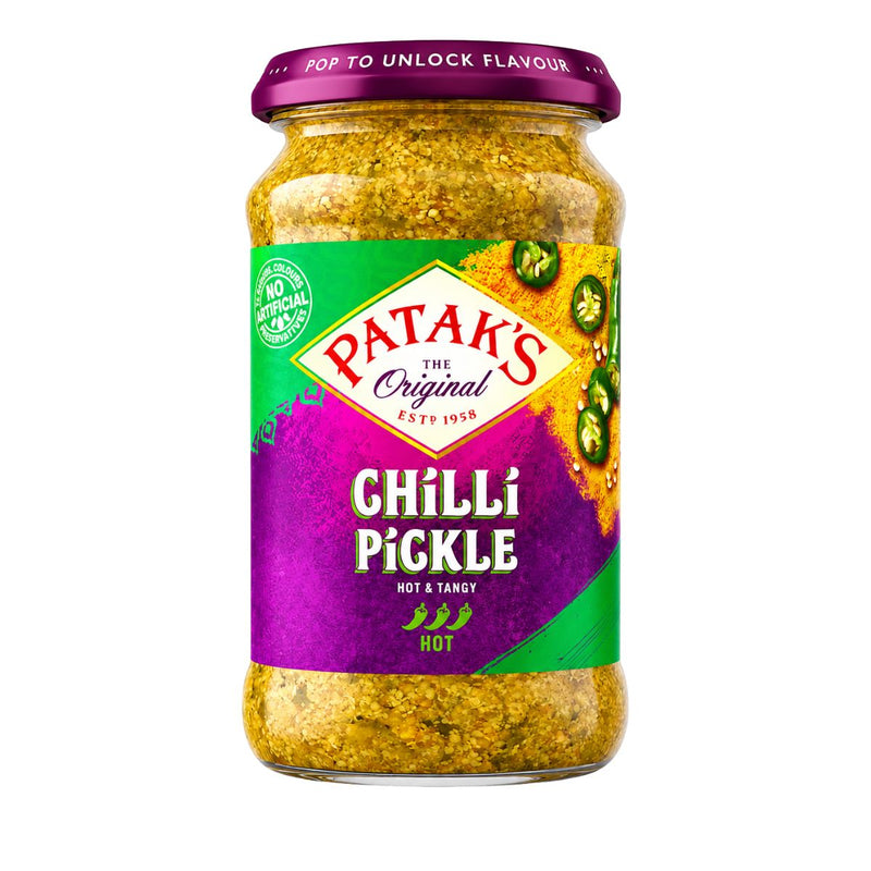 Πίκλες Καυτερές Χωρίς Γλουτένη Pataks Chilli Pickle Gluten Free
