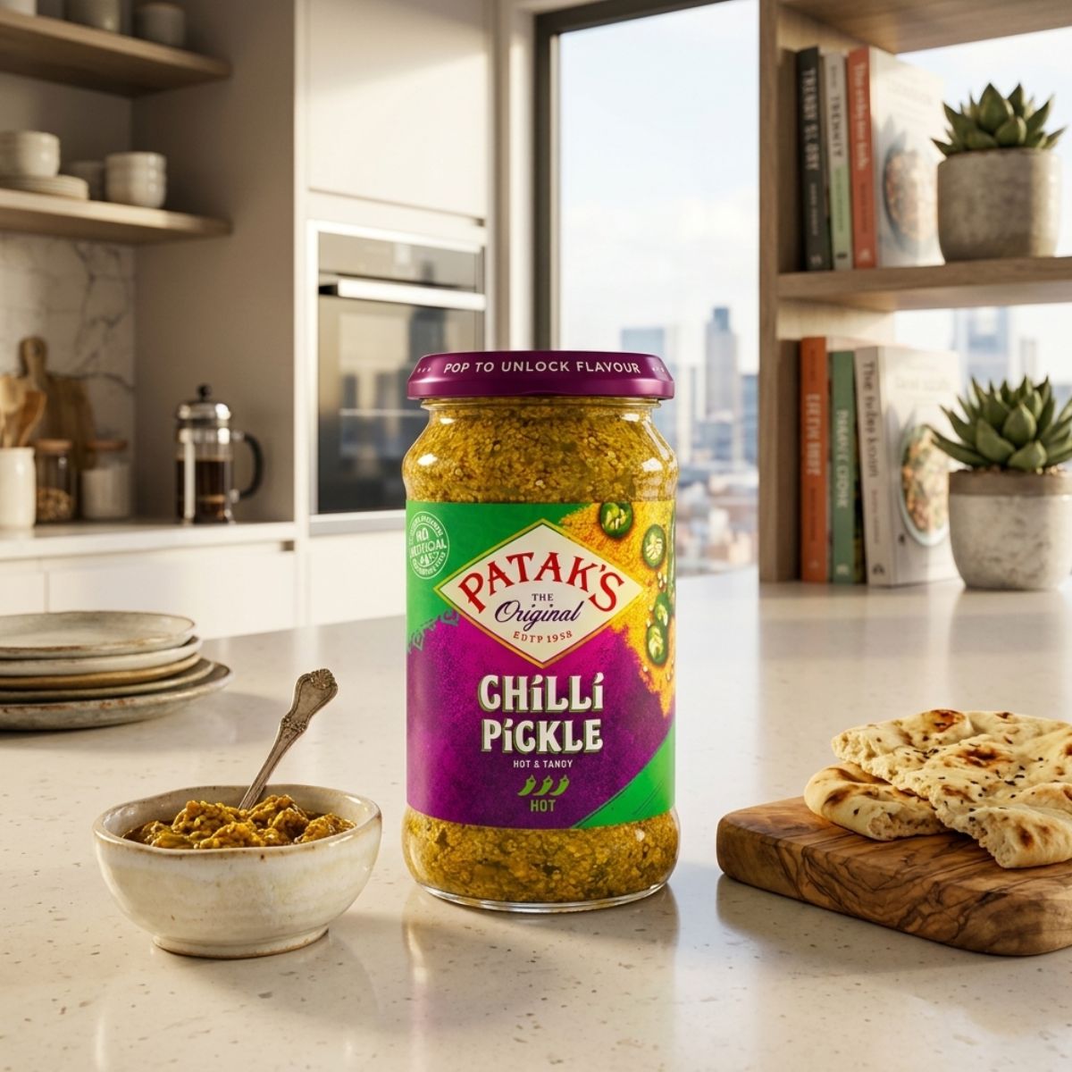 Πίκλες Καυτερές Χωρίς Γλουτένη Pataks Chilli Pickle Gluten Free