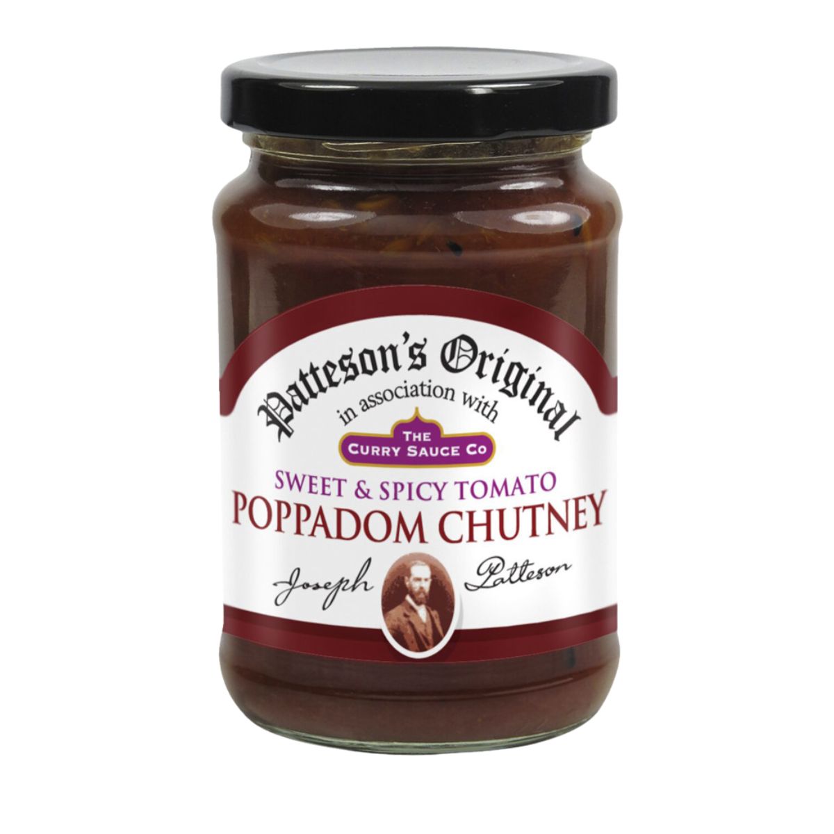 Σάλτσα Τσάτνεϊ Pattesons Sweet and Spicy Tomato Poppadom Chutney