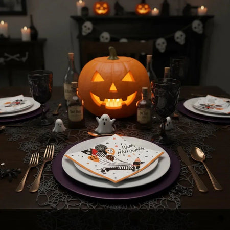 Paw Napkins Happy Halloween Spooky Dachshund