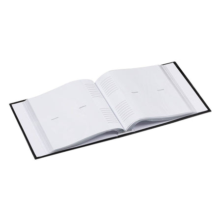 Photo Album With 100 Slip In Pockets And Silver Foil Print 22x22cm-B