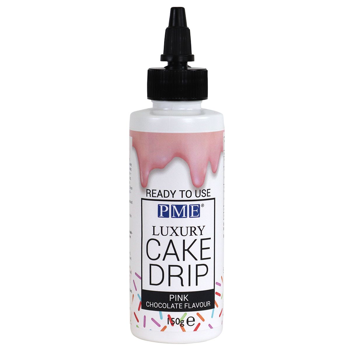 Γλάσο Σως Επικάλυψης PME Luxury Cake Drip Pink Chocolate Topping Sauce 150g
