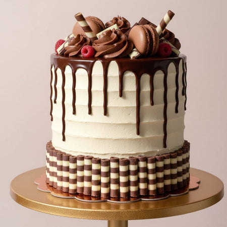 Πουράκια Σοκολάτας PME Belgian Striped Mini Chocolate Cigarello