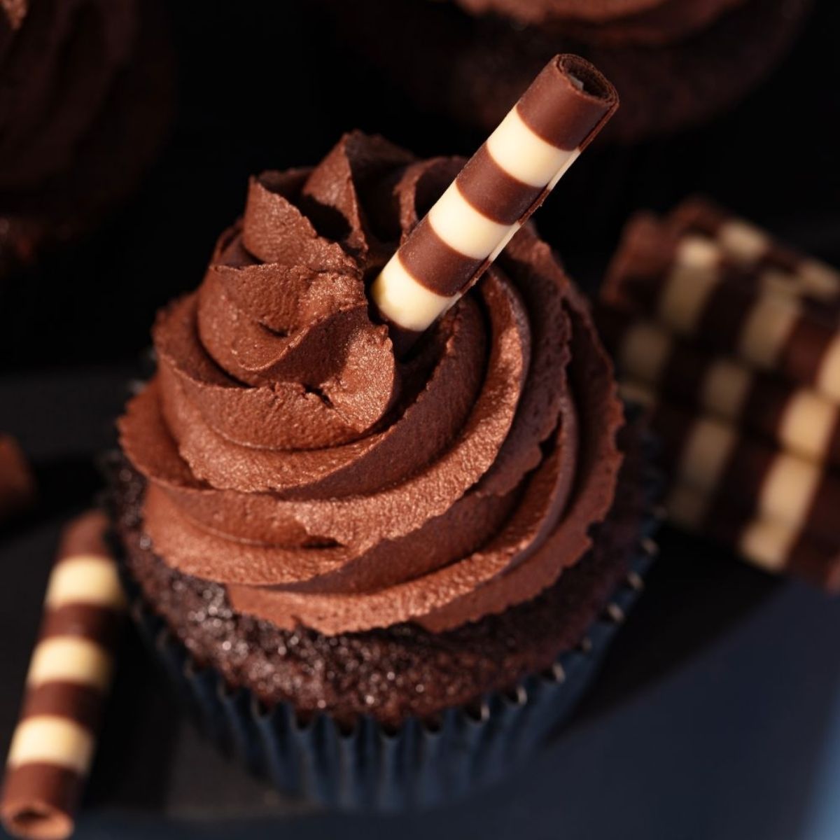 Πουράκια Σοκολάτας PME Belgian Striped Mini Chocolate Cigarello