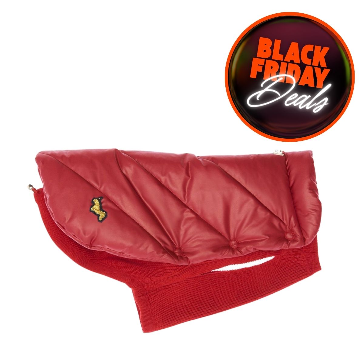 Μπουφάν Για Σκύλους Διπλής Όψης Poldo Dog Couture Cortina Reversible Red