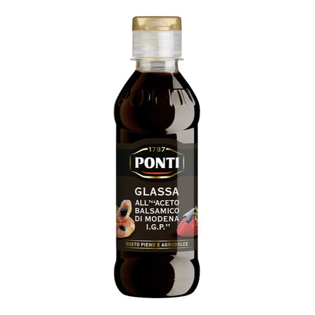 Γλάσο με Βαλσαμικό Ξύδι Χωρίς Γλουτένη Ponti Glassa all Aceto Balsamico di Modena 250ml