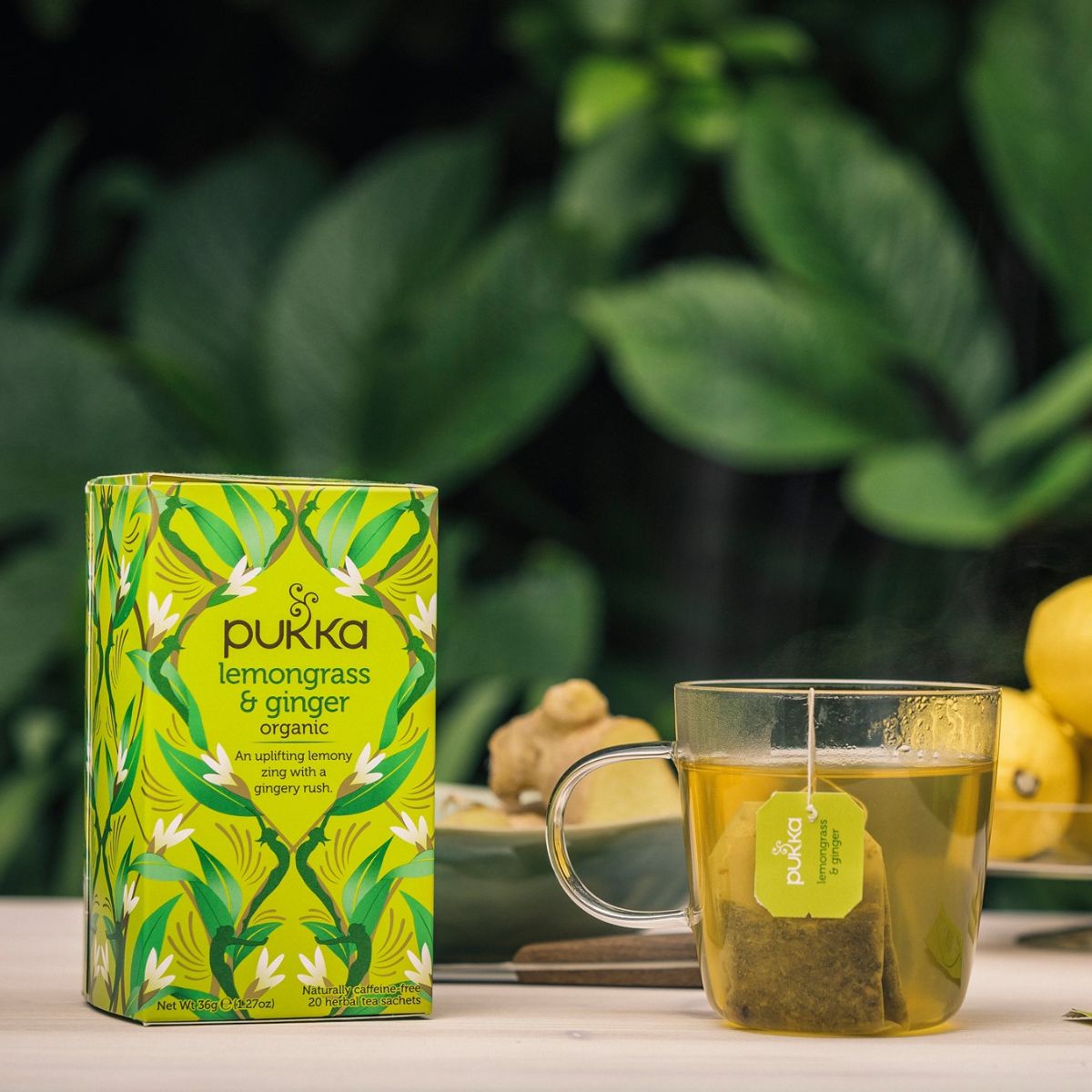 Βιολογικό Αφέψημα με Λεμονόχορτο και Τζίντζερ Pukka Lemongrass and Ginger