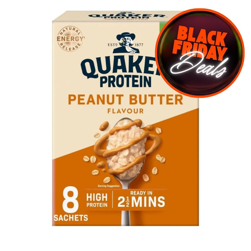Νιφάδες Βρώμης Ολικής Άλεσης Quaker Oat So Simple Protein Peanut Butter Porridge Sachets