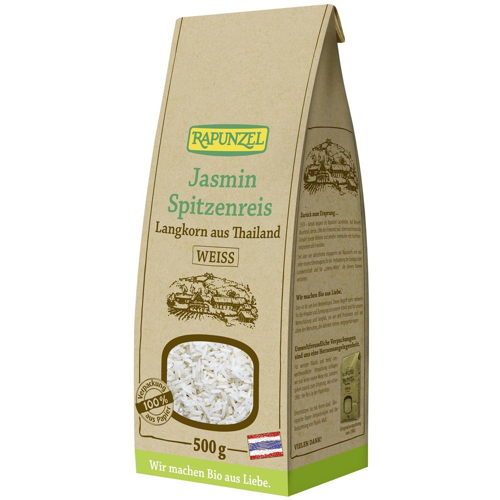 Rapunzel Jasmin Bio Premium Rice Long Grain White 500g-B