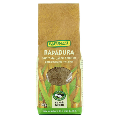 Rapunzel Rapadura Whole Cane Sugar Organic Vegan 500g