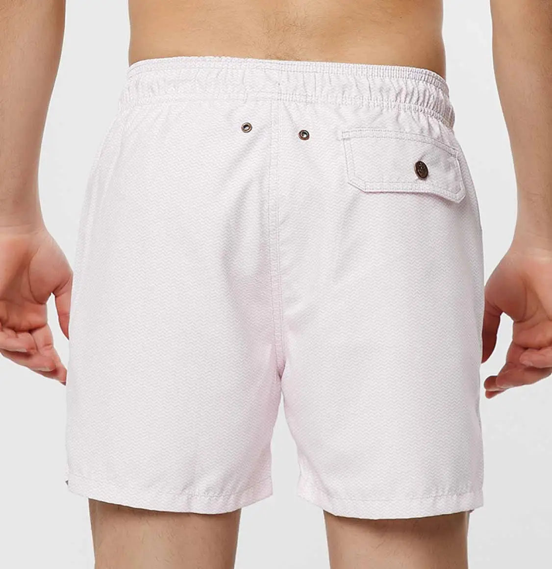 Retromarine Waves Swim Shorts Pink